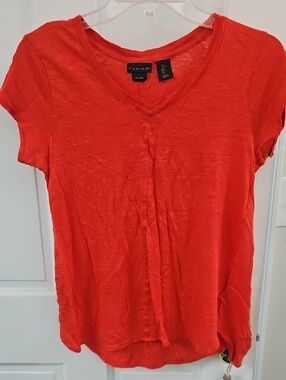 Tahari Linen Top